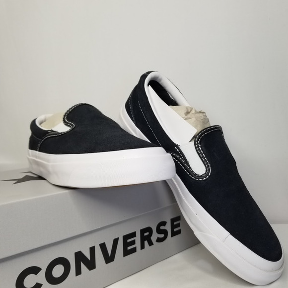 Converse One Star Cons Slip On Brand New Women's 6.5 Black White 160545C NWT - Picture 1 of 8